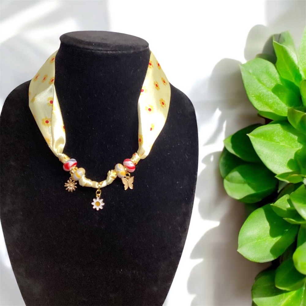 (#75) Handmade Necklace with Charms